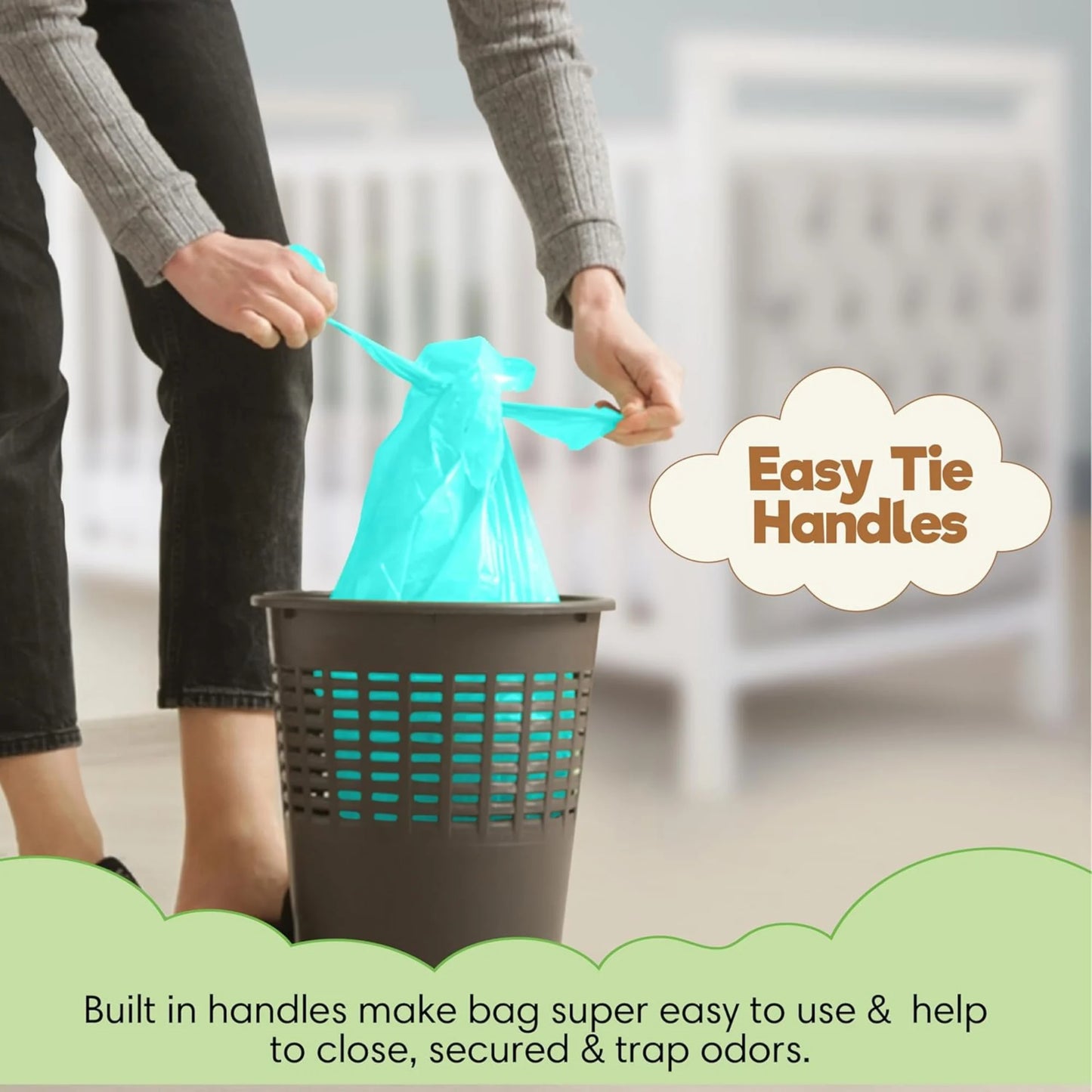 Bambi Baby 100% Biodegradable Nappy Bags (300 pcs)