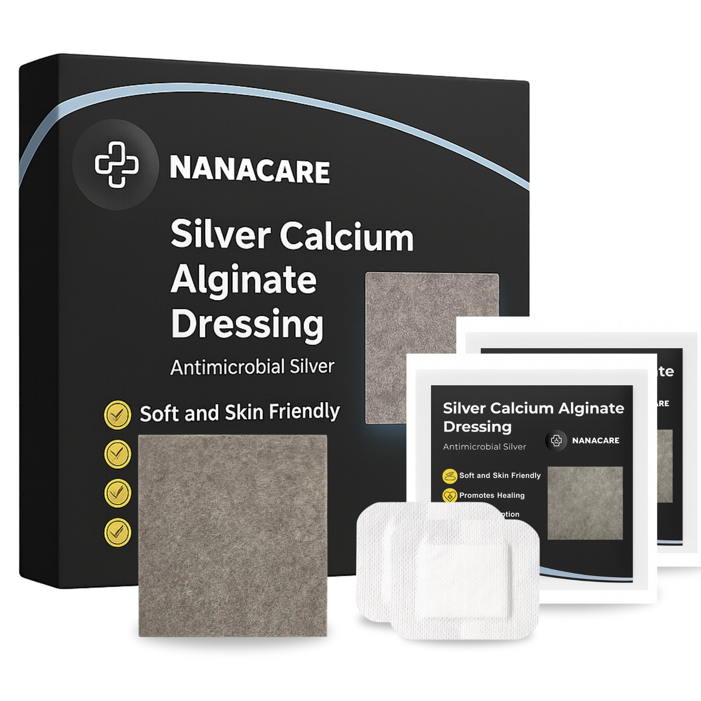 NanaCare Silver Alginate Dressing