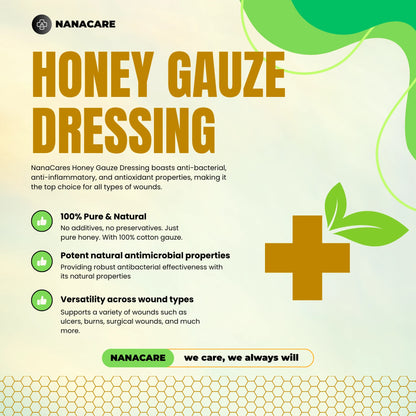 NanaCare Honey Gauze Dressing