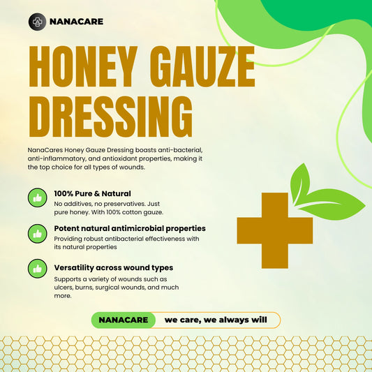 NanaCare Honey Gauze Dressing