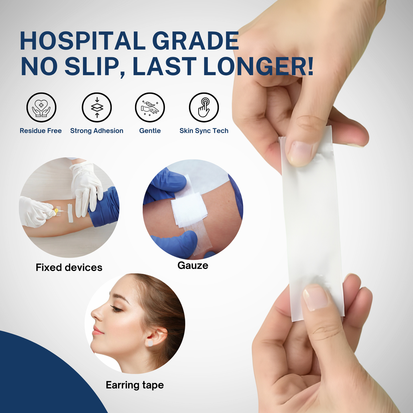 Hypoallergenic Cloth Medical Tape
