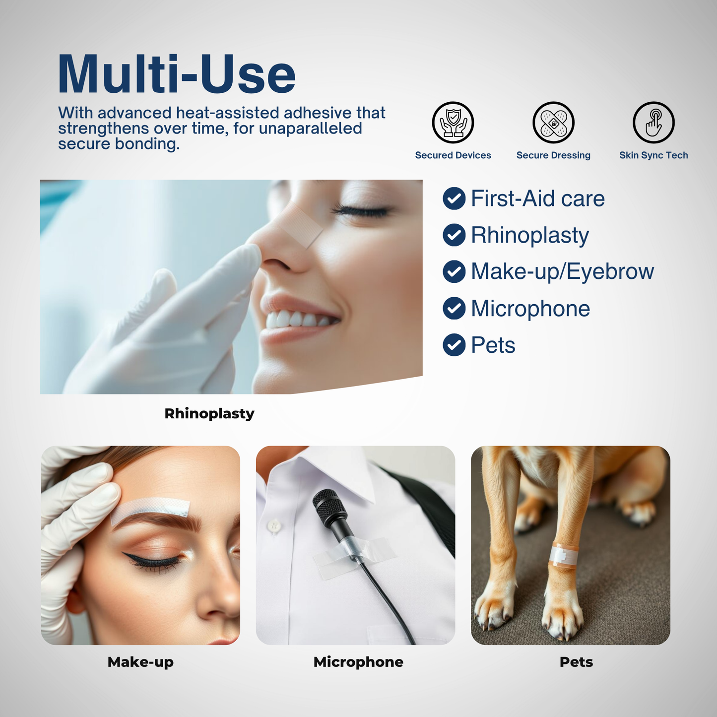 Hypoallergenic Transparent Surgical
