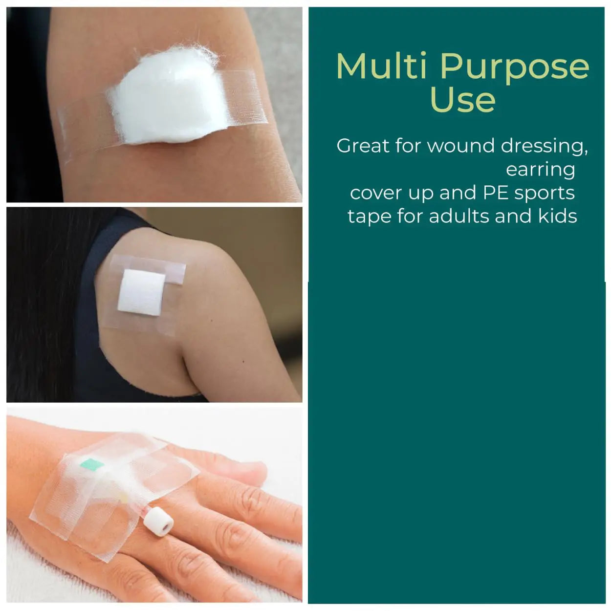 Hypoallergenic Transparent Surgical Tape