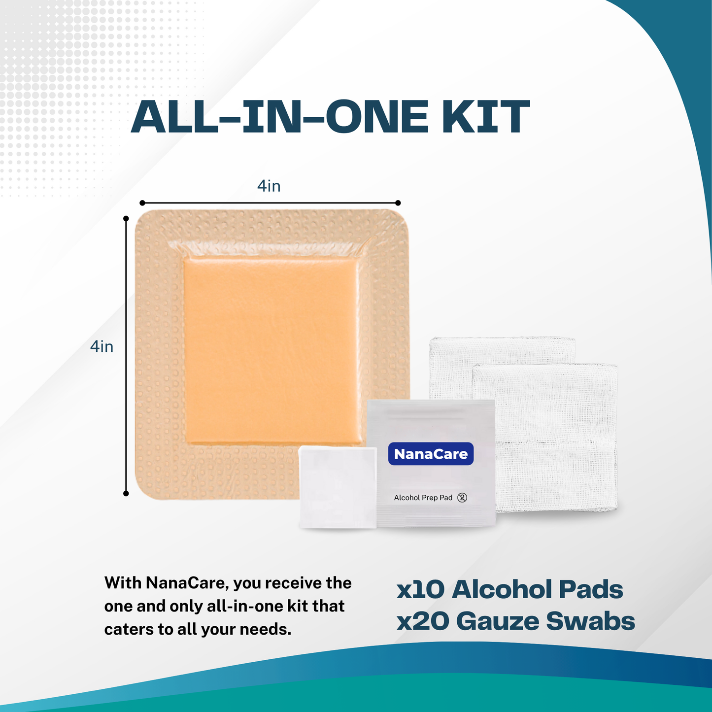 Silicone Foam Dressing Kit