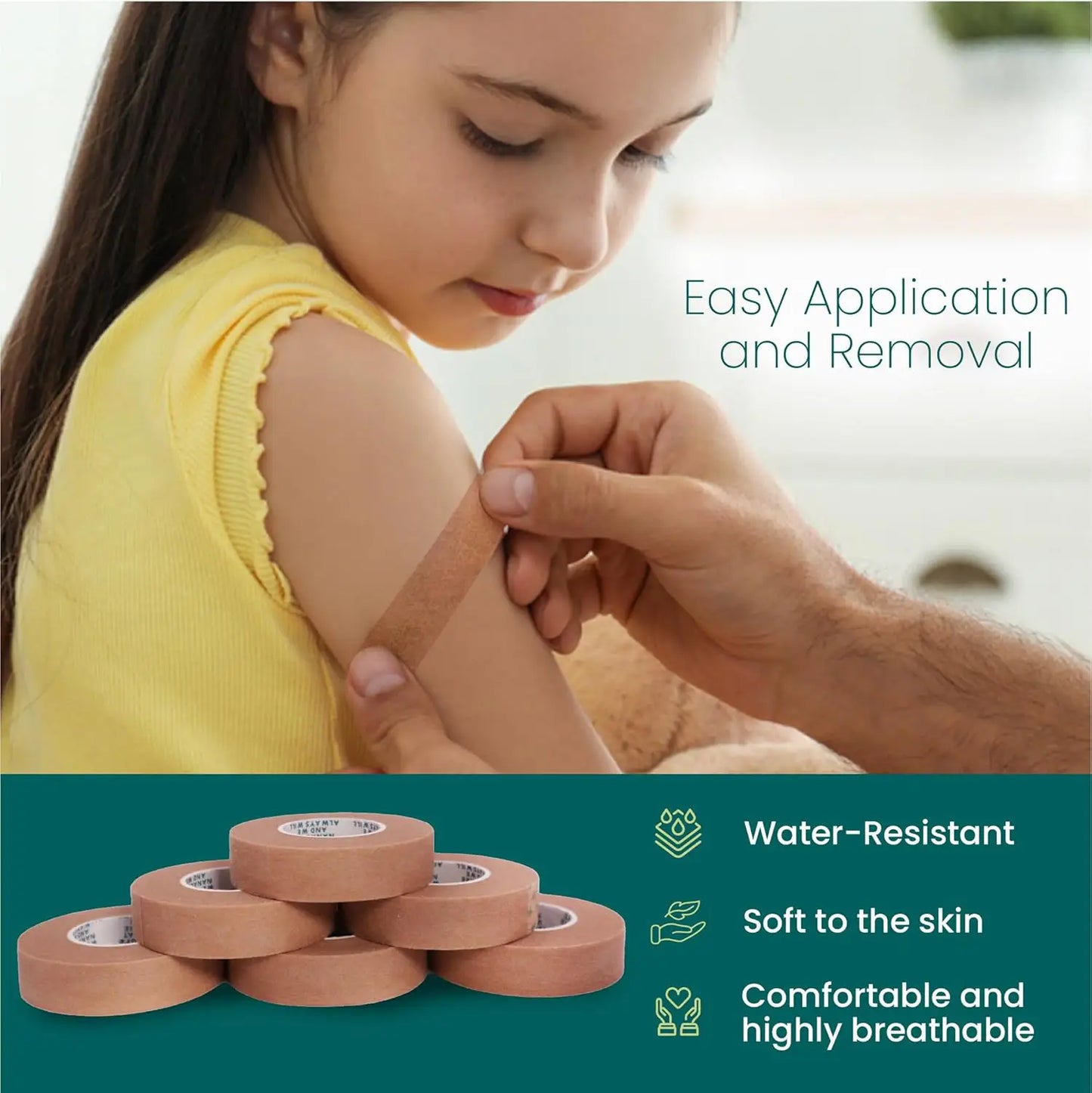 Tan Microporous Surgical Tape