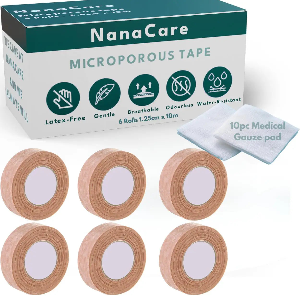 Tan Microporous Surgical Tape
