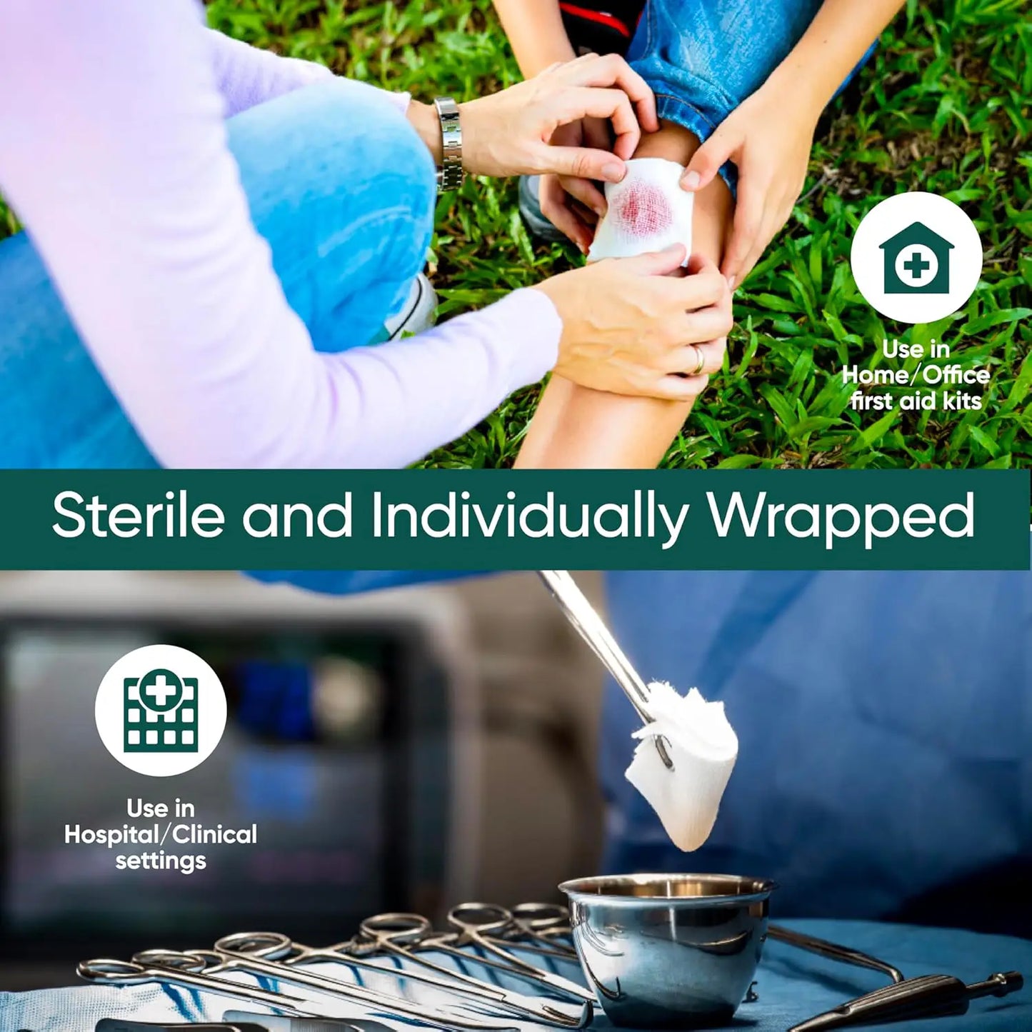 Sterile Gauze Pads Wound Care Kit