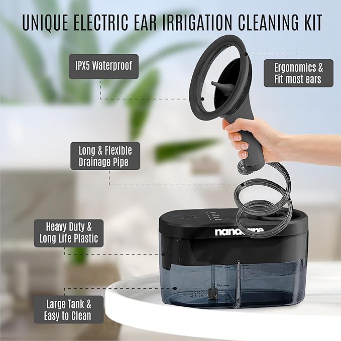 NanaCare Electric Ear Wax Removal Irrigation Cleaner