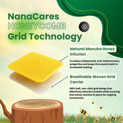 NanaCare Honey Gauze Dressing