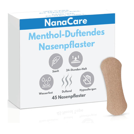 Menthol-Nasenstreifen – Anti-Schnarch-Hilfe (45 Stk.)