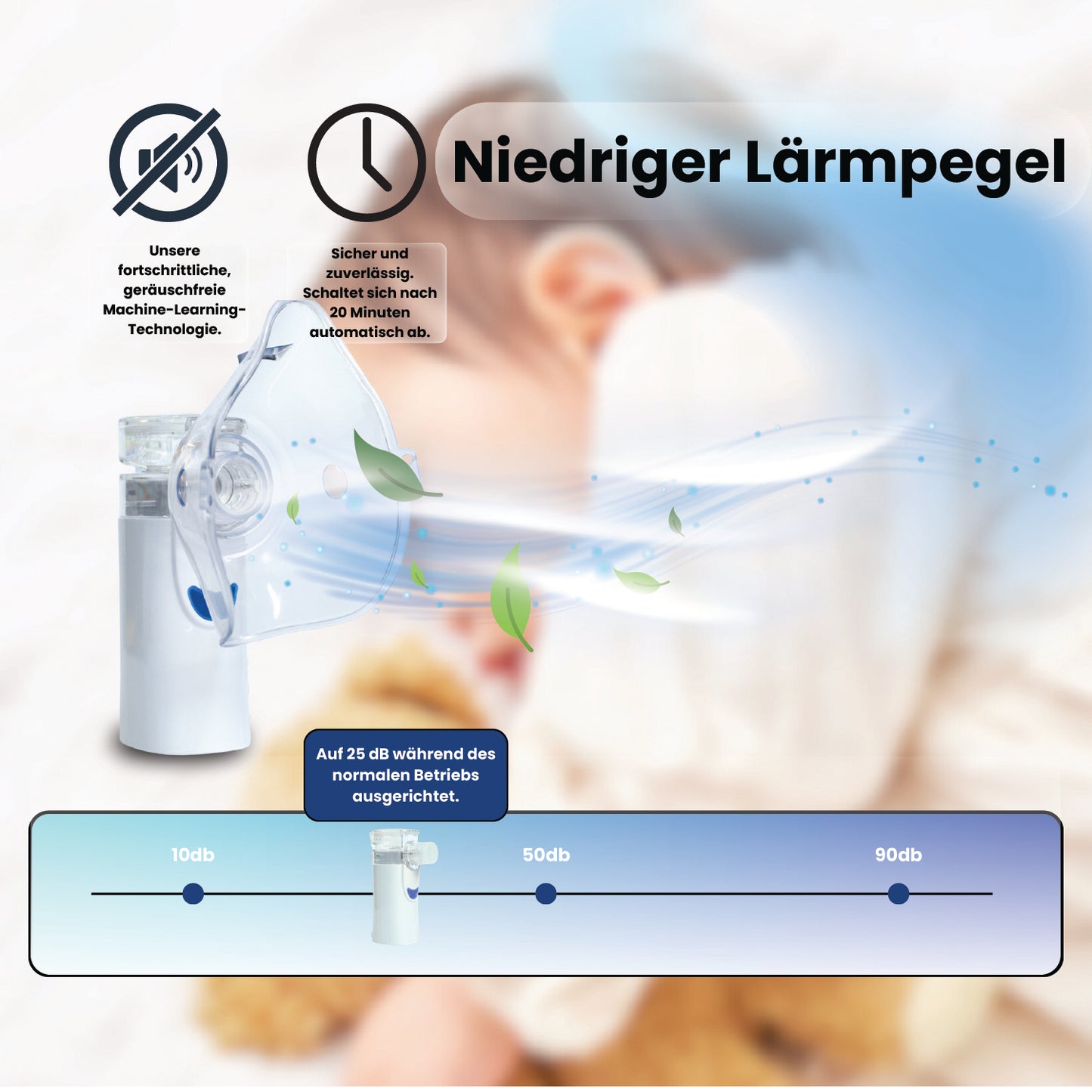 Vernebler mit Kochsalzlösung
